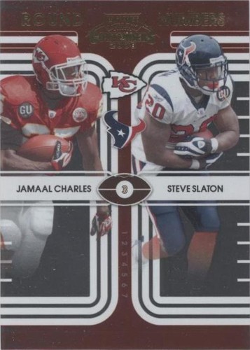 2008 Playoff Contenders Jamaal Charles Steve Slaton #20