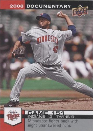 2008 Upper Deck Documentary - Francisco Liriano #4491