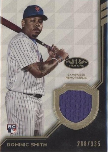 2018 Topps Tier One - Dominic Smith #T1R-DS