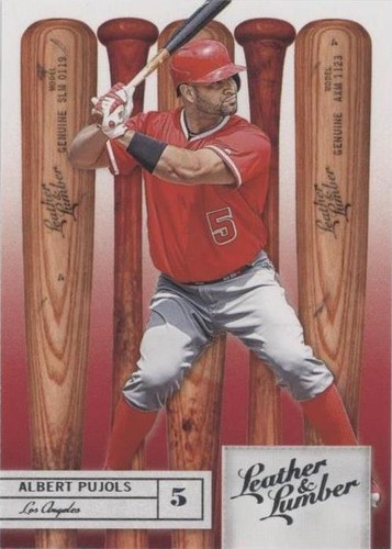 2019 Panini Leather & Lumber - Albert Pujols #71