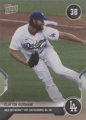 2021 Topps Now MLB Network Top 100 Players - Clayton Kershaw #T-38