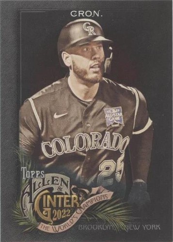 2022 Topps Allen & Ginter X - C.J. Cron #268