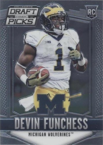 2015 Panini Prizm Collegiate Draft Picks Devin Funchess #115