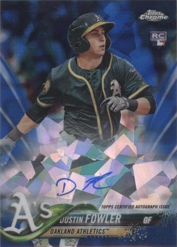 2018 Topps Chrome Sapphire Edition - Dustin Fowler #AC-DF