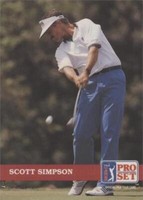 1992 Pro Set Golf - Scott Simpson #103