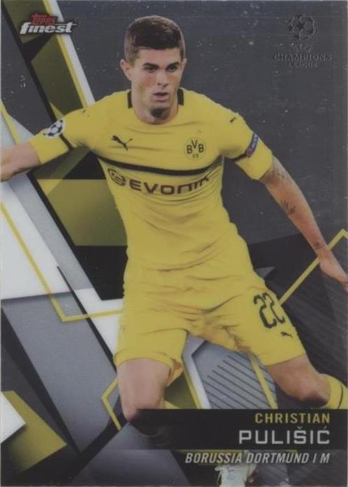 2018-19 Topps Finest UCL Christian Pulisic #90