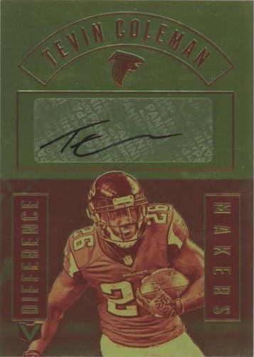 2017 Panini Vertex Tevin Coleman #DM-TC
