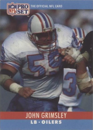 1990 Pro Set FACT Cincinnati John Grimsley #120