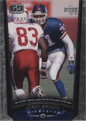 1998 Upper Deck Jason Sehorn #174