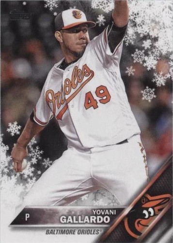 2016 Topps Holiday - Yovani Gallardo #HMW140