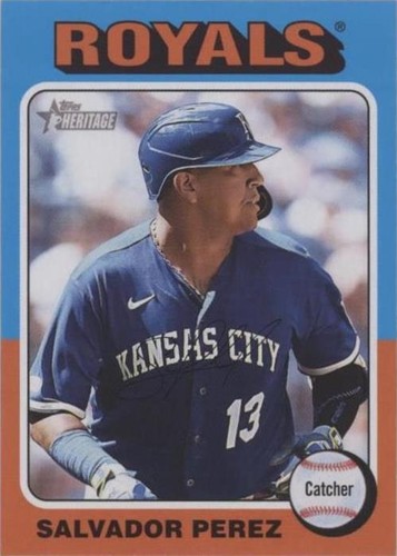 2024 Topps Heritage - Salvador Perez #185