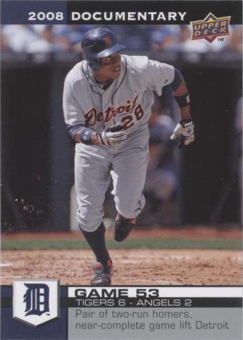 Documental Upper Deck 2008 - Curtis Granderson #1603
