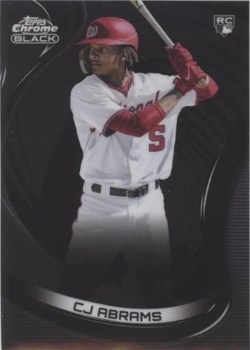 2022 Topps Chrome Black - C.J. Abrams #74