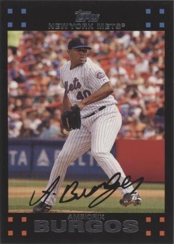 2007 Topps New York Mets Gift Set - Ambiorix Burgos #NYM10