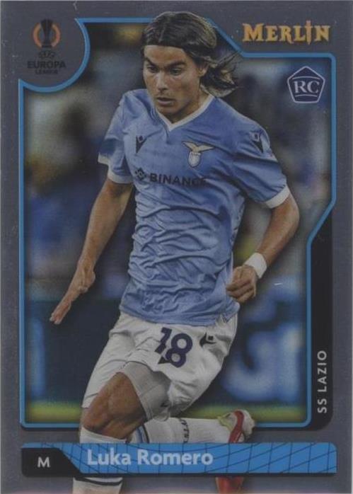 2021-22 Topps Merlin Collection Chrome UCL Luka Romero #32