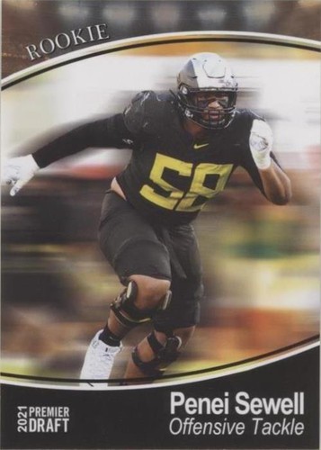 2021 Sage Premier Draft Penei Sewell #3