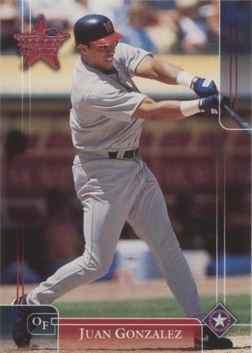 2002 Leaf Rookies & Stars - Juan González #99