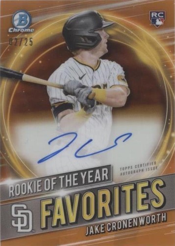 2021 Bowman - Jake Cronenworth #ROYF-JC