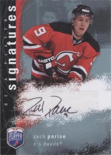 2007-08 Upper Deck Be a Player - Zach Parise #S-ZP