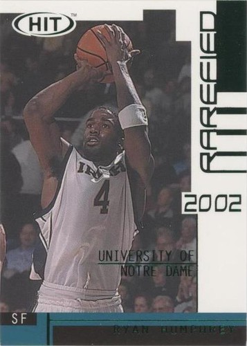 2002-03 SAGE Hit - Ryan Humphrey #R21