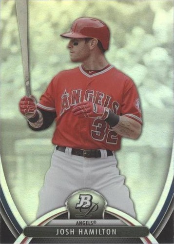 2013 Bowman Platinum - Josh Hamilton #54