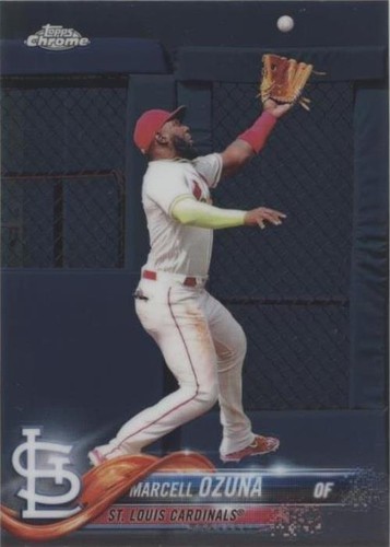 2018 Topps Chrome Update - Marcell Ozuna #HMT46