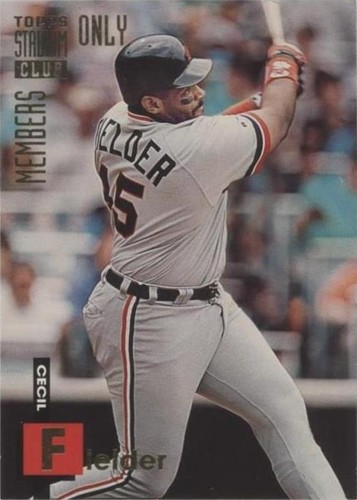 1994 Topps Stadium Club Members Only - Cecil Fielder #34