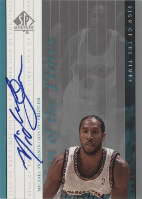1999-00 SP Authentic - Michael Dickerson #MI