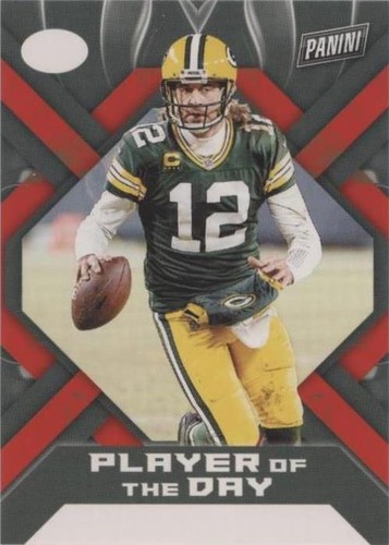 2022 Panini Player of the Day Aaron Rodgers #2