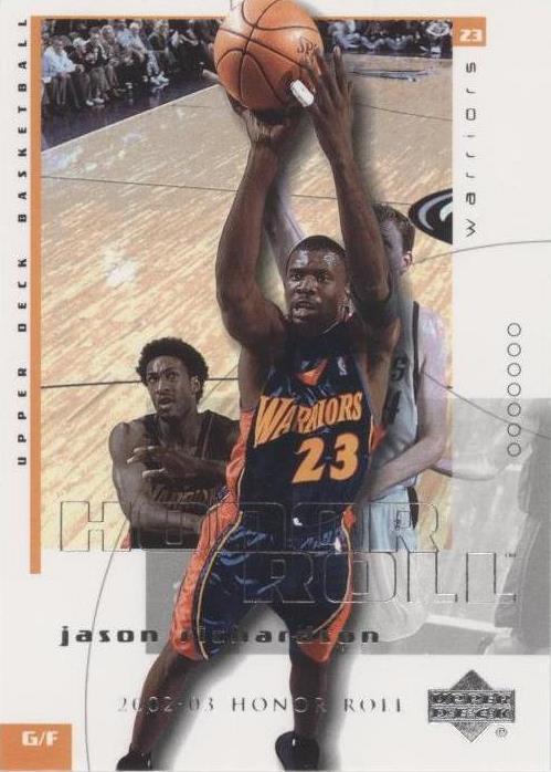 Cuadro de honor de cubierta superior 2002-03 - Jason Richardson #25