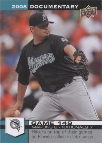 2008 Upper Deck Documentary - Ricky Nolasco #4474