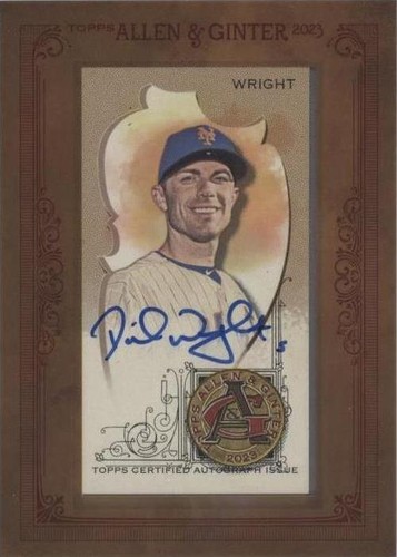 2023 Topps Allen & Ginter - David Wright #MA-DWR