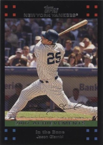 2007 Topps New York Yankees Limited Edition Gift Set - Jason Giambi #NYY48