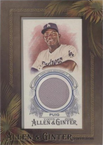 2016 Topps Allen & Ginter - Yasiel Puig #AGR-YP