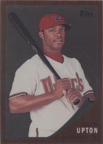 2008 Topps Chrome - Justin Upton #TCHC17