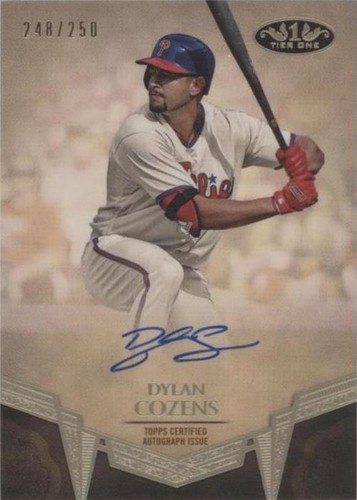 2019 Topps Tier One - Dylan Cozens #BA-DCO