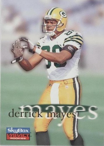 1996 Skybox Impact Rookies Derrick Mayes #23