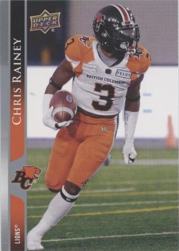 2021 Upper Deck CFL Chris Rainey #157