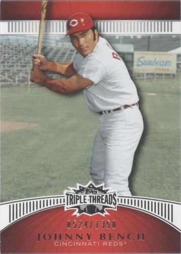 2010 Topps Triple Threads - Johnny Bench #26