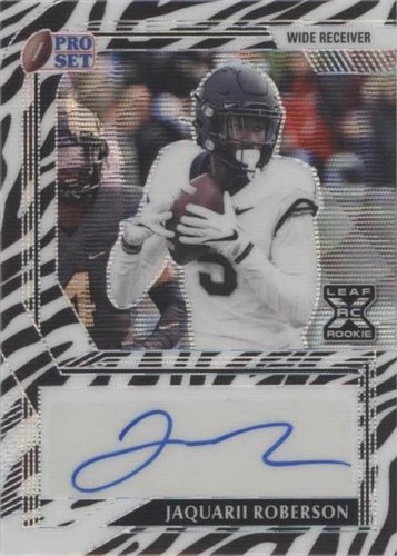 2022 Leaf Pro Set Metal Jaquarii Roberson #PA-JR3
