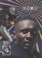 1998 Collector's Edge Super Bowl Card Show Tim Brown #17