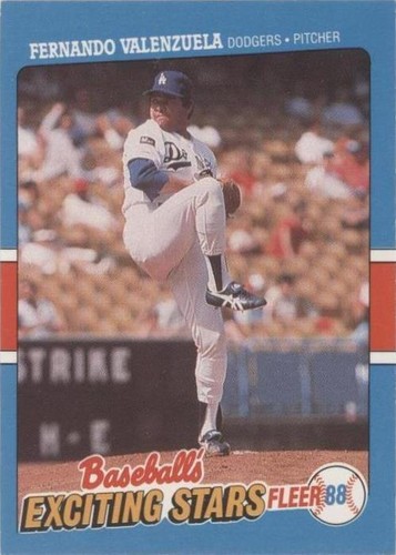 1988 Fleer Baseball's Exciting Stars - Fernando Valenzuela #43