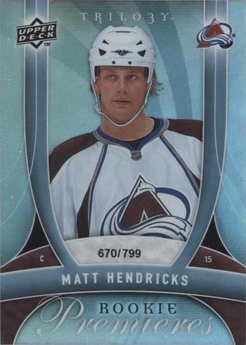 2009-10 Upper Deck Trilogy - Matt Hendricks #126