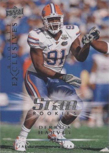 2008 Upper Deck Rookie Exclusives Derrick Harvey #RE52