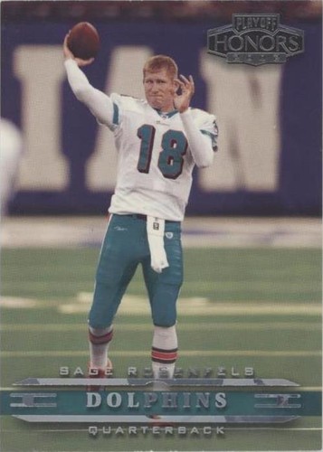 2002 Playoff Honors Sage Rosenfels #99