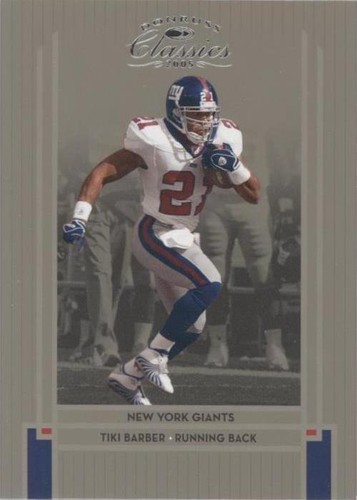 2005 Donruss Classics Tiki Barber #64