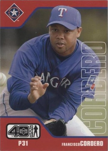 2002 Upper Deck 40 Man - Francisco Cordero #236