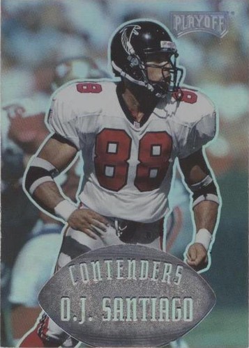1997 Playoff Contenders O.J. Santiago #8