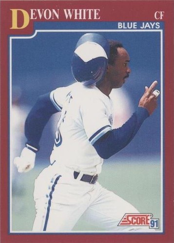 1991 Score Rookie & Traded - Devon White #48T