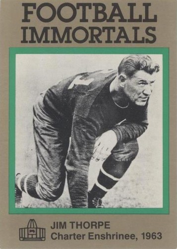 1985-88 Football Immortals Jim Thorpe #114